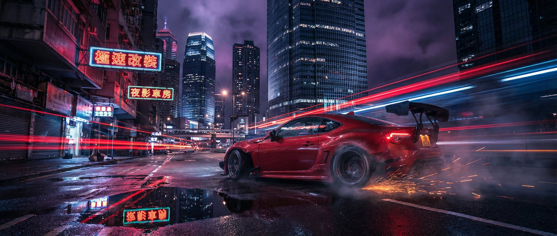 网红跑车对比视频